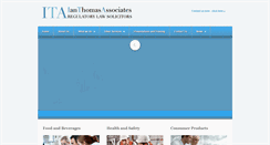 Desktop Screenshot of ianthomasassociates.com