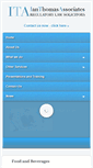 Mobile Screenshot of ianthomasassociates.com
